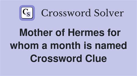 mother of hermes crossword clue|aurora's counterpart crossword.